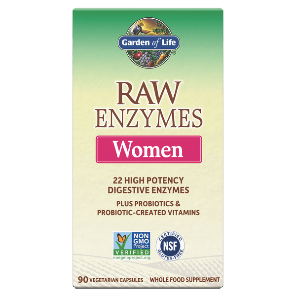 Raw Enzyme für Frauen - 90 Kapseln