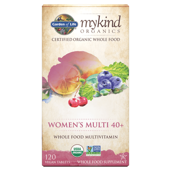 Multivitamines pour femmes 40 Organics - 120 comprimés