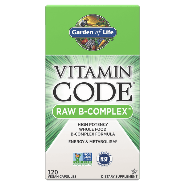 Garden of Life Vitamin Code Raw B-Complex 120ct Capsules
