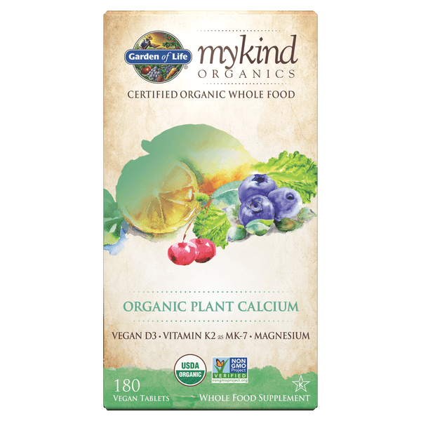 mykind Organics Pflanzenkalzium — 180 Tabletten