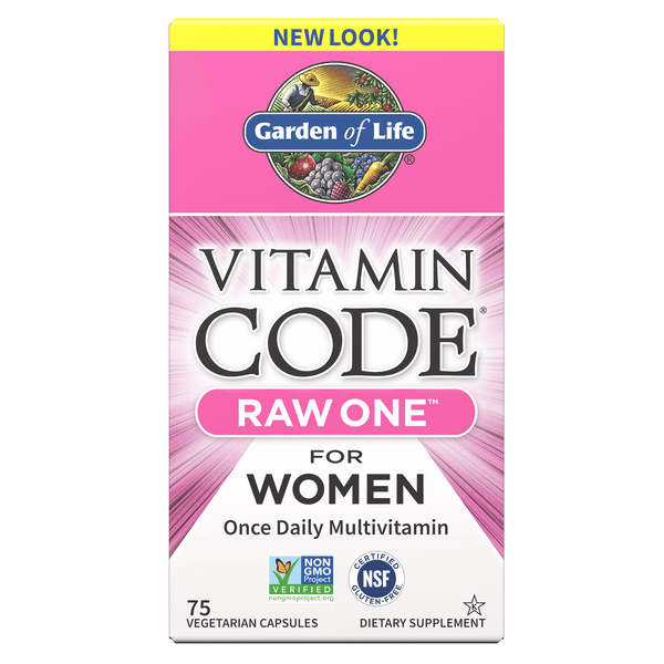 Garden of Life Vitamin Code Raw One For Women 75ct Capsules