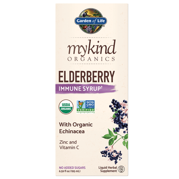 mykind Organics Herbal Elderberry Syrup - 195ml