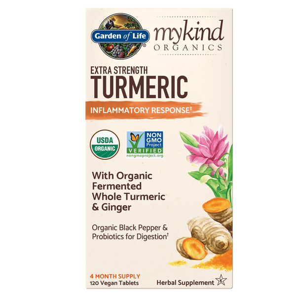 Curcuma Organics Herbal - Extra puissant - 120 comprimés
