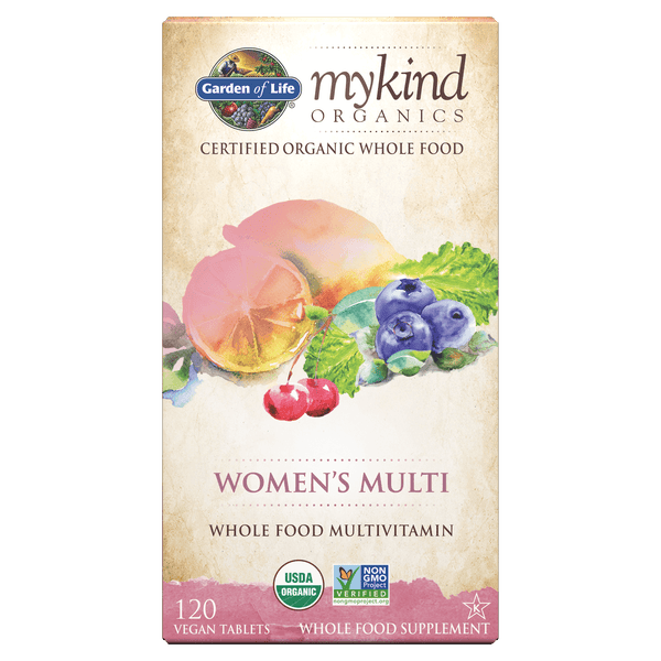 Comprimidos multivitaminas para mujer mykind Organics - 120 comprimidos