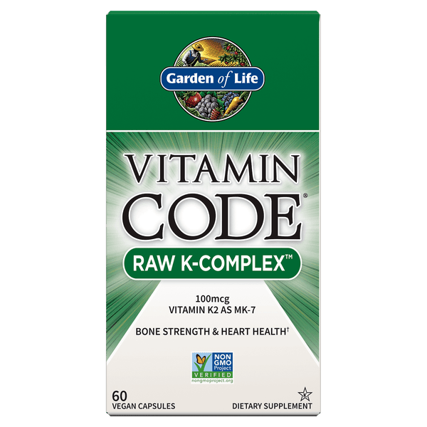 Garden of Life Vitamin Code Raw K-Complex 60ct Capsules