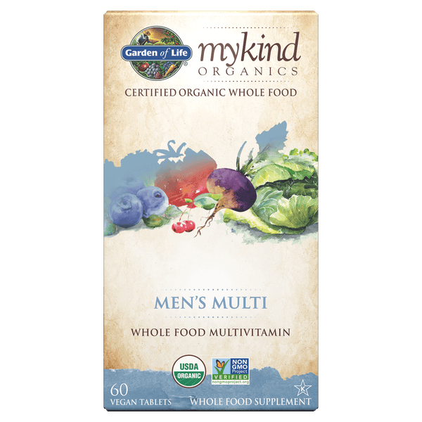 mykind Organics 男性有機綜合維生素 - 60 錠