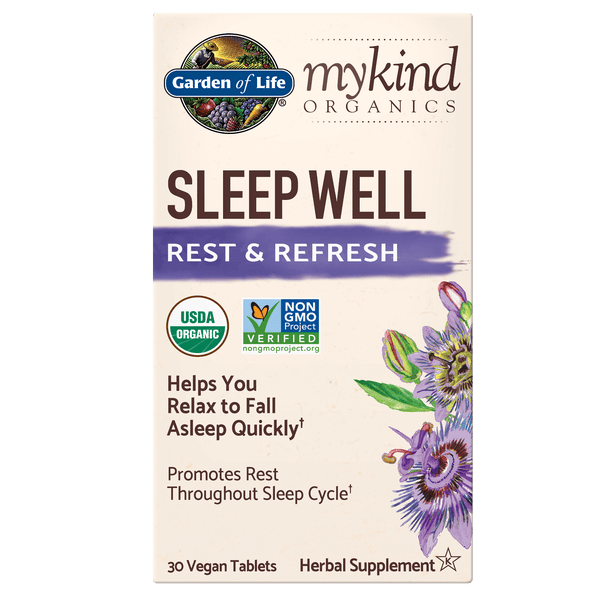 Comprimés à base de plantes favorisant le sommeil Organics - 30 comprimés