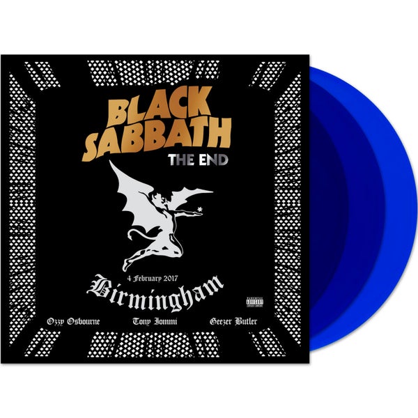 Black Sabbath – The End - Birmingham: 4 February 2017 3x Blue Vinyl