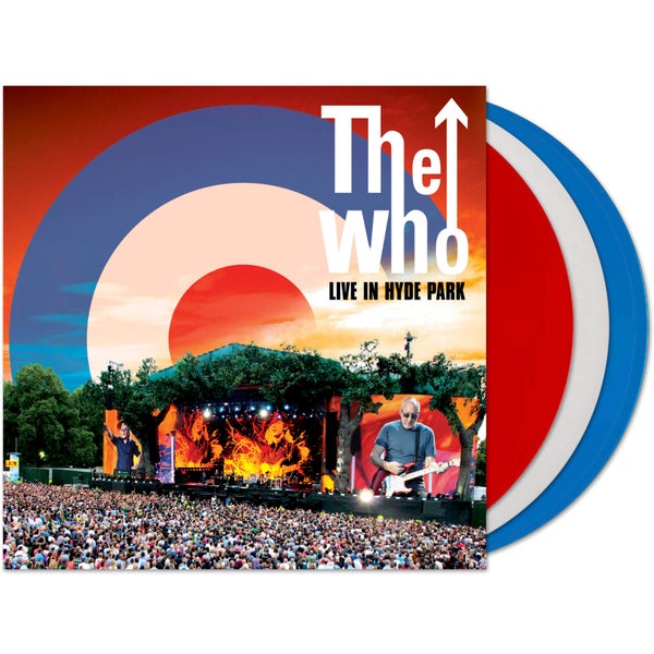 The Who - Live At Hyde Park Rood/Wit/Blauw LP Set