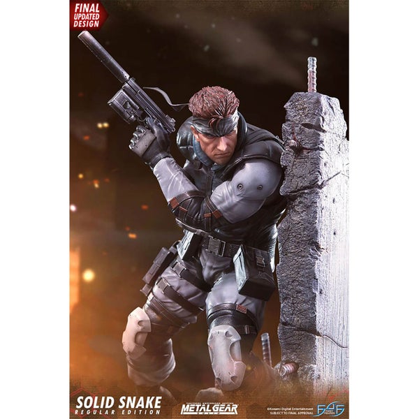 First 4 Figures Metal Gear Solid Resin Statue - Solid Snake