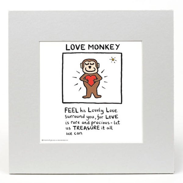 Love Monkey by Edward Monkton