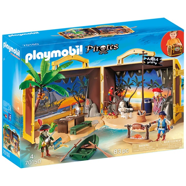 Playmobil Pirates Mitnehm-Pirateninsel (70150)