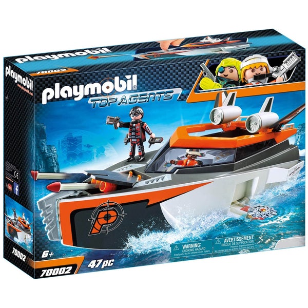 Playmobil Top Agents Spy Team Turbo Ship (70002)