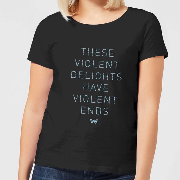 Westworld Violent Delights Women's T-Shirt - Black