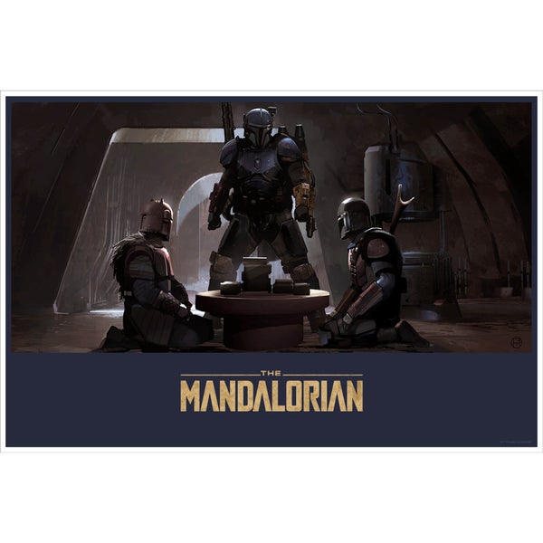 Star Wars Mandalorian "Forge Room" Lithograph by Brian Matyas