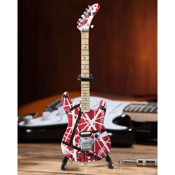 Axe Heaven Van Halen EVH Striped 5150 Miniature Guitar Replica
