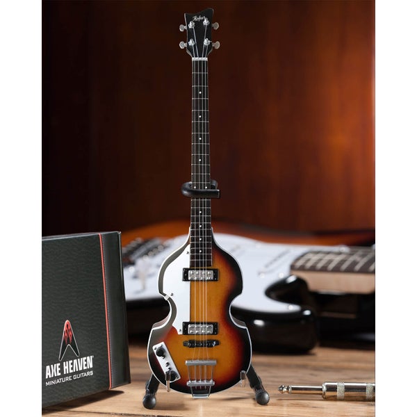 Axe Heaven The Beatles Paul McCartney Original Violin Miniature Bass Guitar Replica