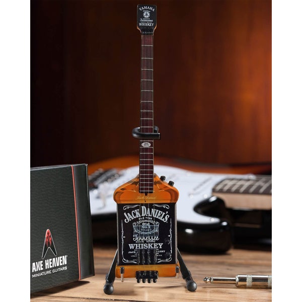 Axe Heaven Van Halen Michael Anthony Jack Daniel's Miniatuur Basgitaar Replica