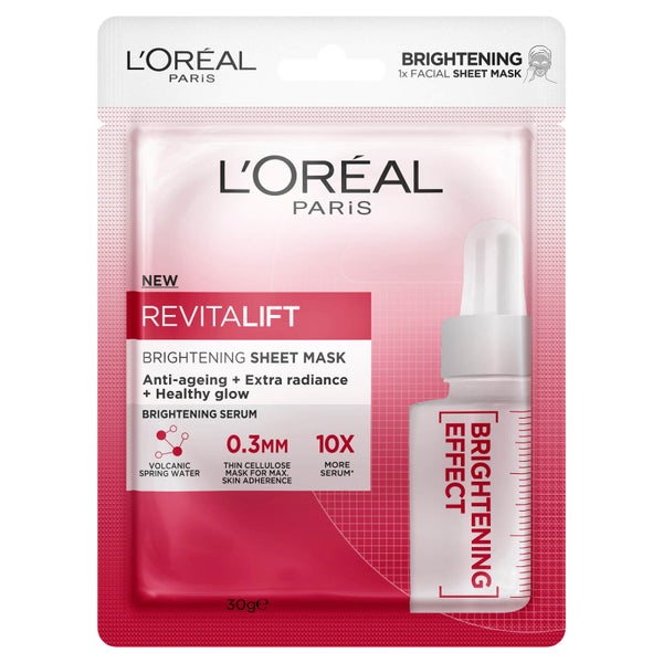 L'Oréal Paris Revitalift Brightening Sheet Masks (Pack of 5)