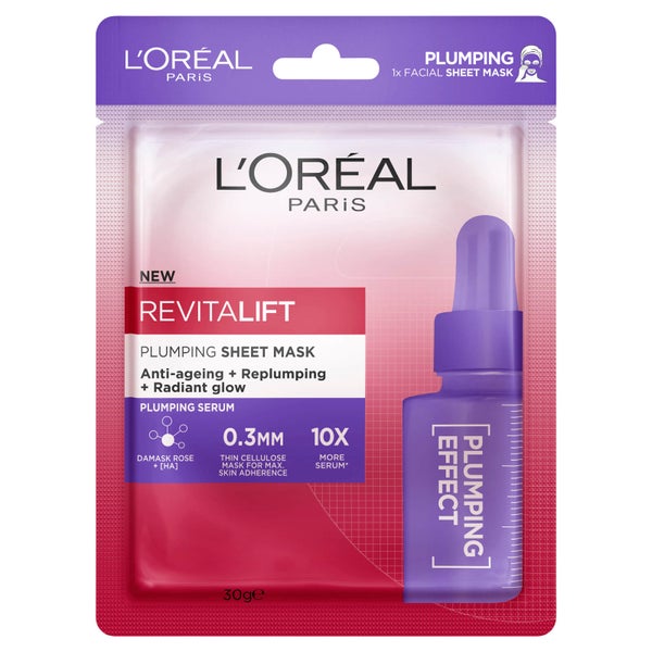 L'Oréal Paris Revitalift Plumping Sheet Masks (Pack of 5)