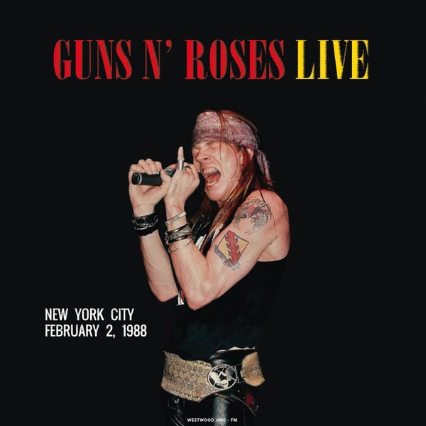 Guns N' Roses - en direct de New York City / le 2 Février 1988 (Vinyle Rouge)