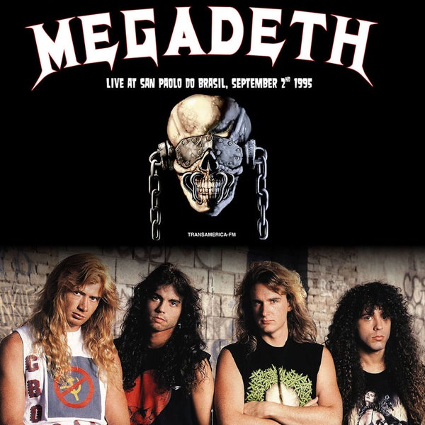Megadeth - Sao Paulo Do Brasil 2 september 1995 (Wit Vinyl)