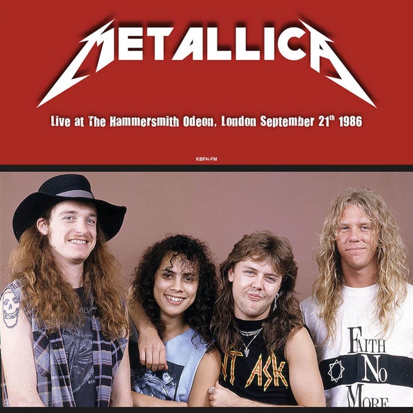 Metallica - en direct de The Hammersmith Odeon London le 21 Septembre 1986 (Vinyle Rouge)