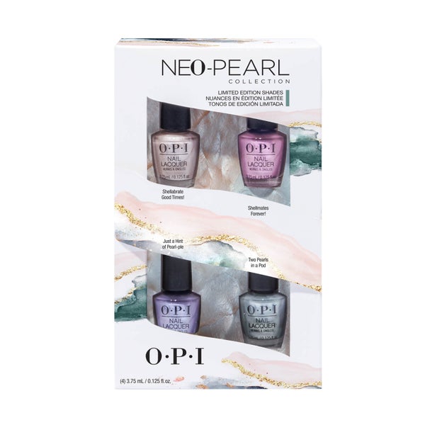 OPI Neo-Pearl Limited Edition Nail Polish 4-Pack Mini Gift Set (4 x 3.75ml)