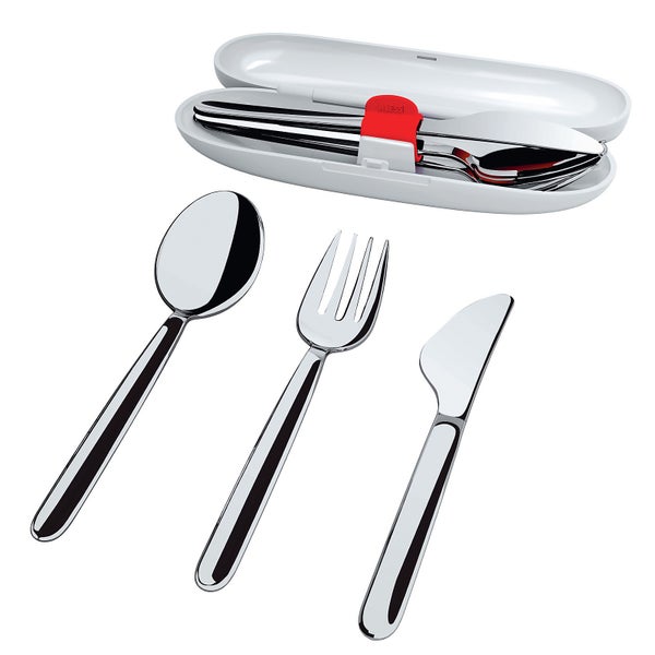 Alessi Travel Cutlery - Silver