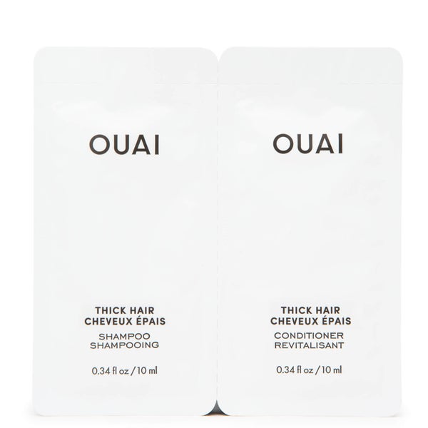 OUAI Thick Shampoo & Conditioner - Duo Pack (Free Gift)