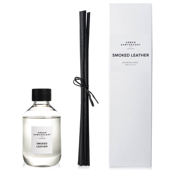 Urban Apothecary Smoked Leather Luxury Diffuser Refill - 200ml