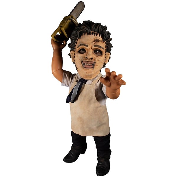 Mezco Massacre à la tronçonneuse (1974) poupée méga à l'échelle avec Son Leatherface MDS