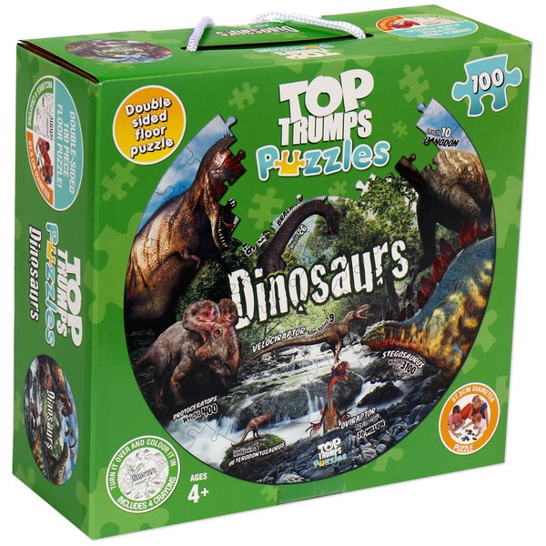100 Piece Jigsaw Puzzle - Top Trumps Dinosaur Edition