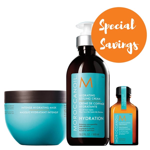 Moroccanoil Hydration Collection with Wash Bag