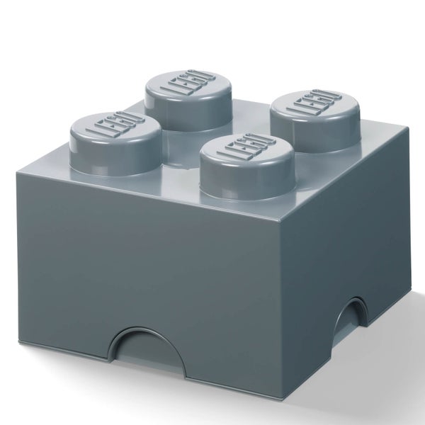 LEGO Aufbewahrungsbox 4 - Dunkelgrau