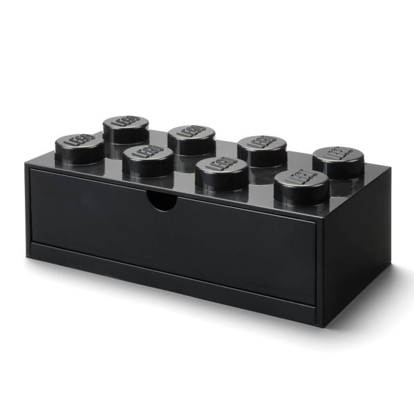 LEGO Storage Desk Drawer 8 - Black