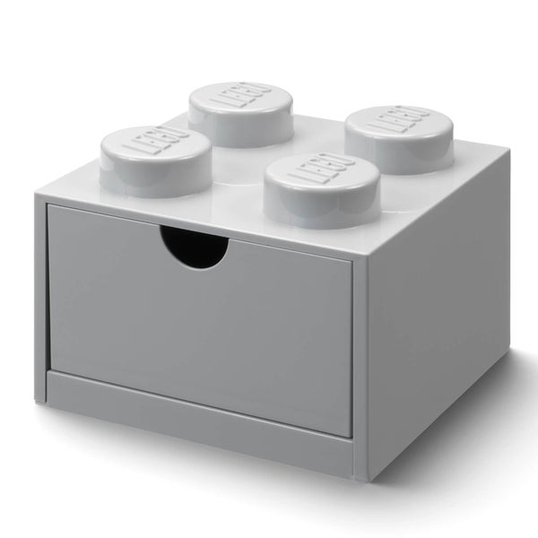 LEGO Storage Desk Drawer 4 - Grey