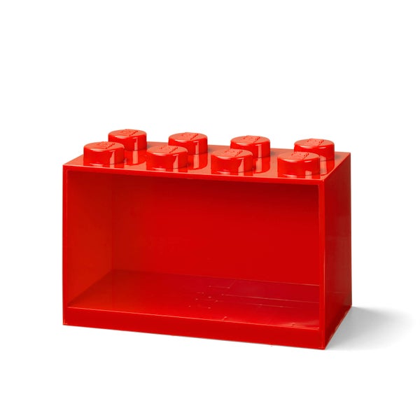 LEGO Opbergbakje Plank 8 - Rood