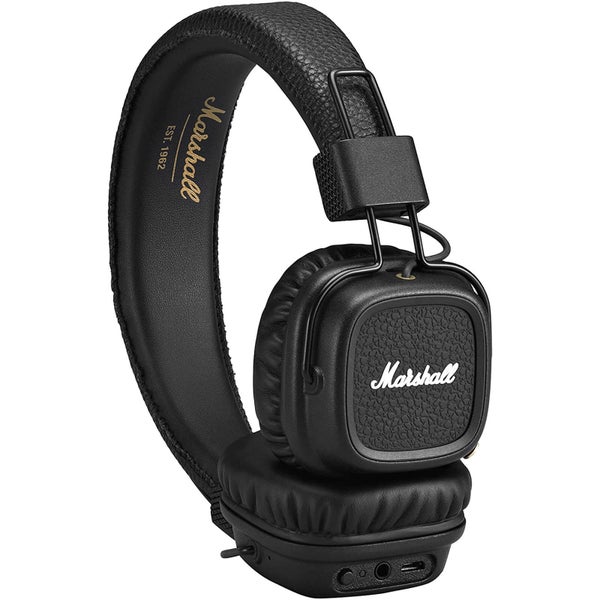 Marshall Major 2 Bluetooth Black On-Ear Headphones