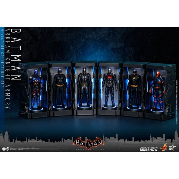 Lot de collection Armurerie - Batman: Arkham Knight - DC Comics 12cm - Hot Toys