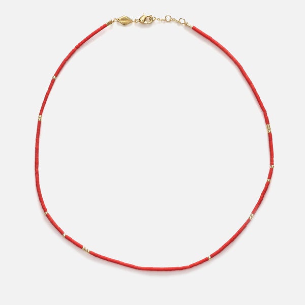 Anni Lu Women's Sun Stalker Necklace - Sangria