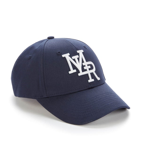 Gorra de béisbol bordada MLR de Milliner - Azul marino