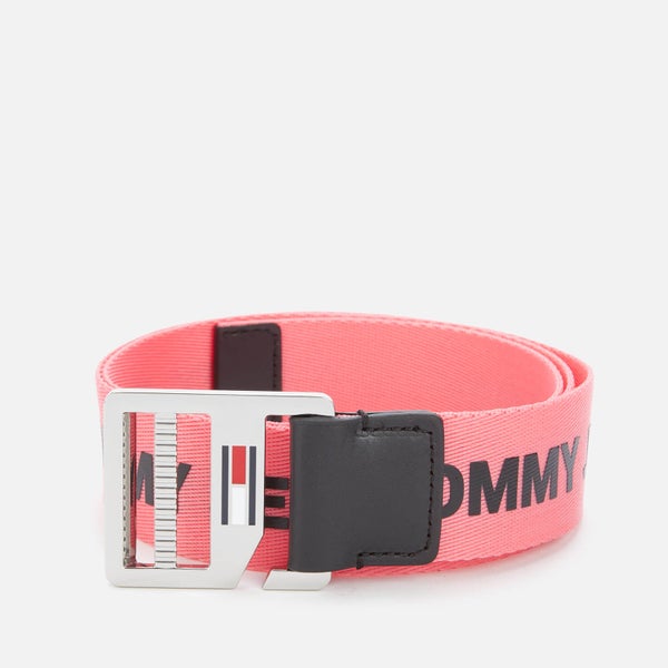 Tommy Jeans Women's Webbing Belt - Pink Mix