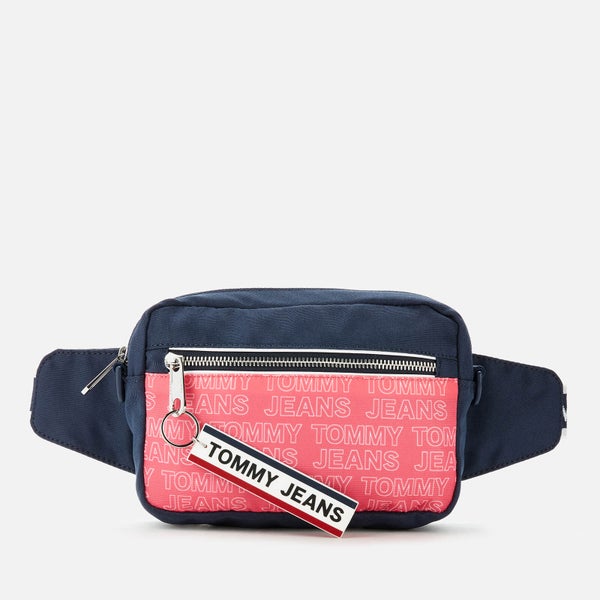 Tommy Jeans Women's Logo Tape Convertible Cross Body Bag - Glamour Pink