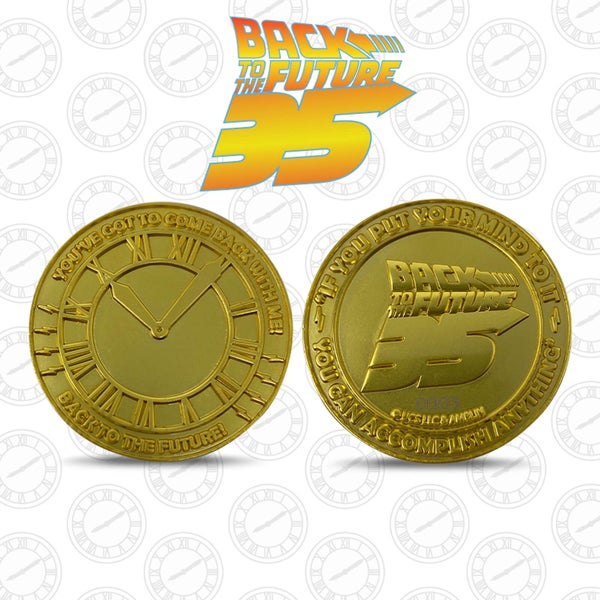 Back to the Future 35th Anniversary Gold Edition Coin