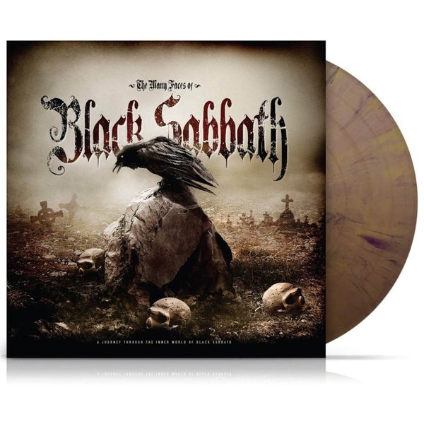 The Many Faces of Black Sabbath - Édition Limitée double gatefold - Vinyle éclaboussé Or/Noir
