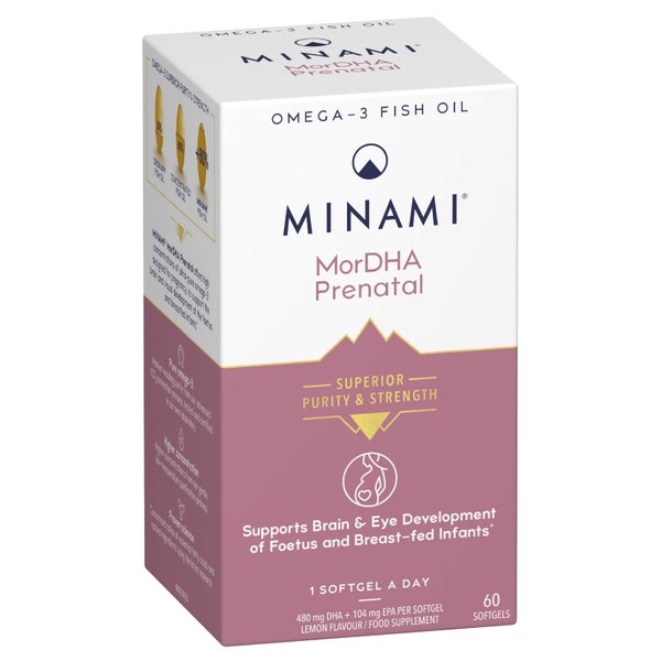 MorDHA Prenatal Omega-3 Fish Oil - 60 Capsules