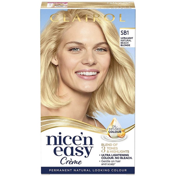 Clairol Nice' n Easy Crème Natural Looking Oil Infused Permanent Hair Dye 177ml (Various Shades)