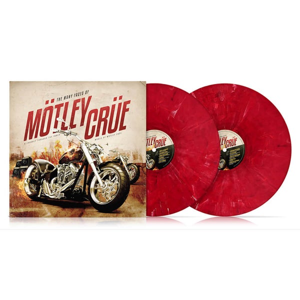 The Many Faces Of Mötley Crüe 2x Red Vinyl