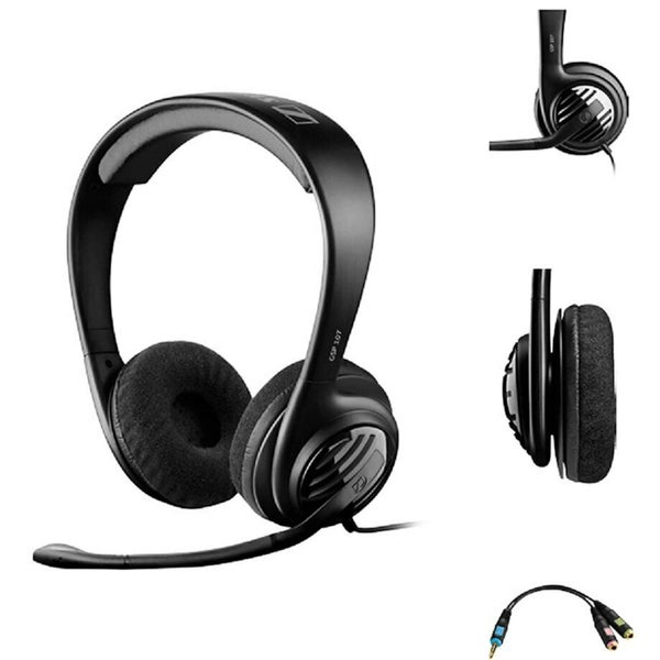 Sennheiser GSP 107 Double-Sided Gaming Headphones with PVC